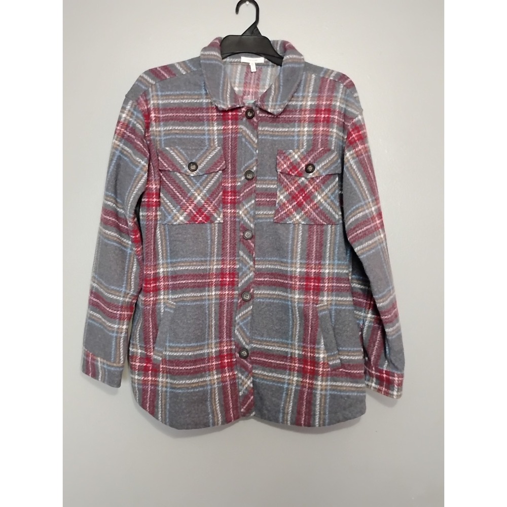 Maurices Plus Size Plaid Shacket Size XL